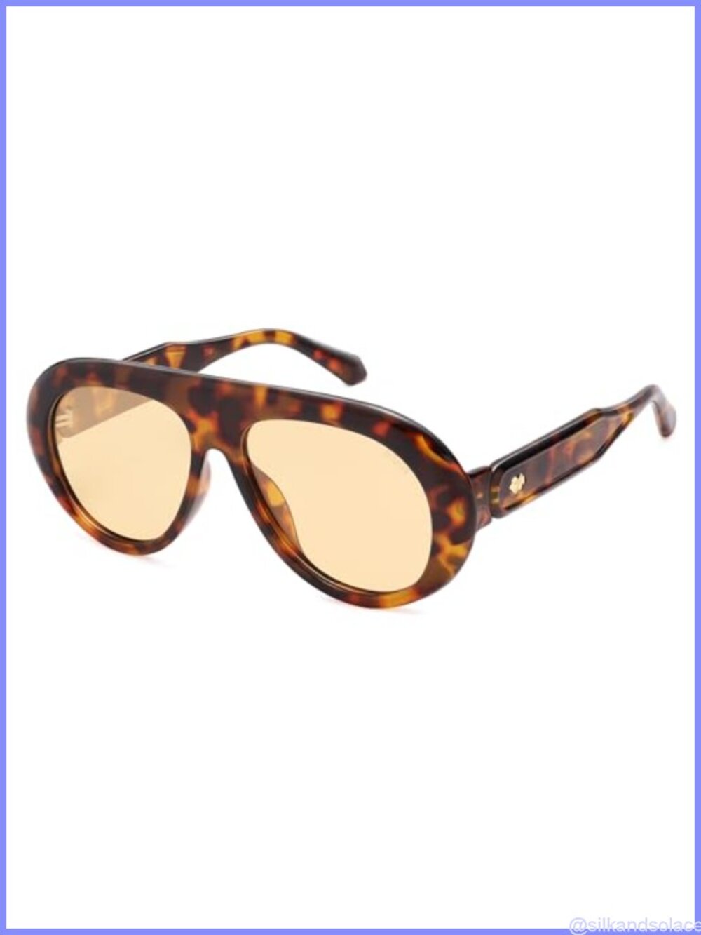 Oversized Polarized Aviator Sunglasses UV400 TAC Lens Unisex